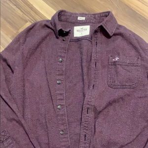 Hollister flannel long sleeve Medium